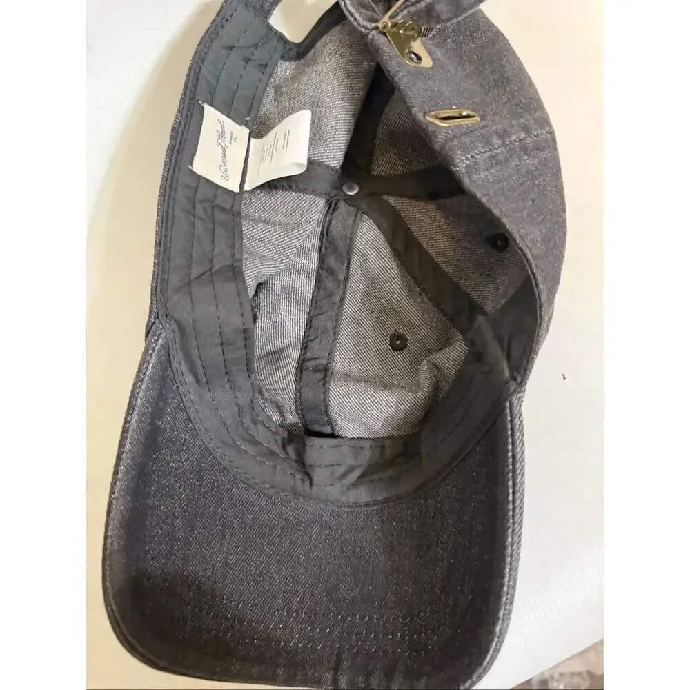 Universal Thread Unisex Twill Adjustable Strapback Baseball Hat Dark Gray OS